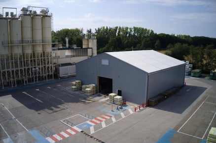 bâtiment démontable pour les industriels de l'énergie